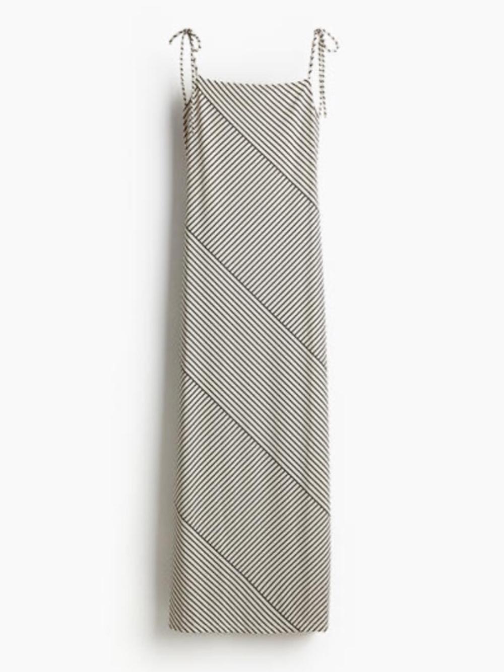 H&M Tie-Shoulder Maxi Dress